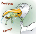 clip art - Don't give up